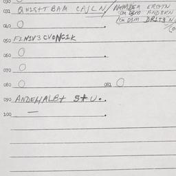 Eastern questionnaire, answ...