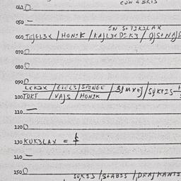 Eastern questionnaire, answ...