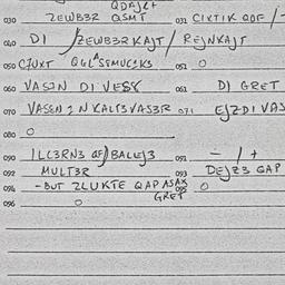Eastern questionnaire, answ...