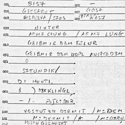Eastern questionnaire, answ...
