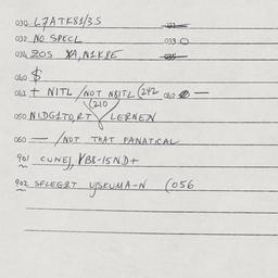 Eastern questionnaire, answ...