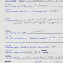 Western questionnaire, answ...