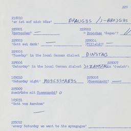 Western questionnaire, answ...