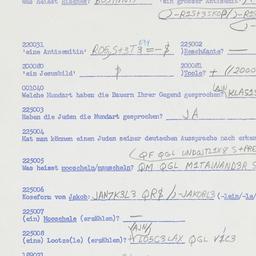 Western questionnaire, answ...