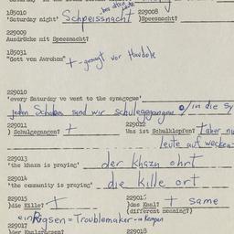 Western questionnaire, answ...