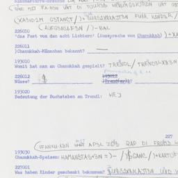 Western questionnaire, answ...