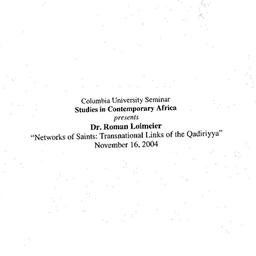 Minutes, 2004-11-16. Studie...