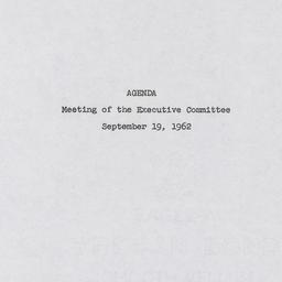Executive Committee Meeting