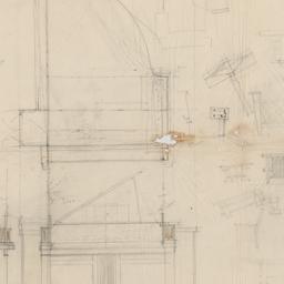 Piano case plan, elevations...