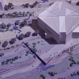 Model, aerial view.