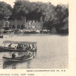 The Lake in Central Park, N...