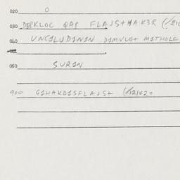 Eastern questionnaire, answ...