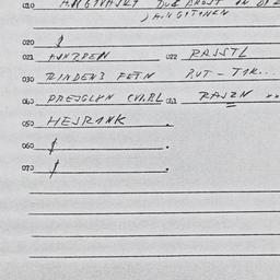 Eastern questionnaire, answ...