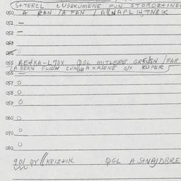 Eastern questionnaire, answ...