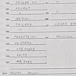 Eastern questionnaire, answ...