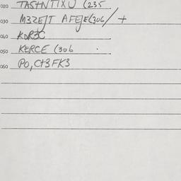 Eastern questionnaire, answ...
