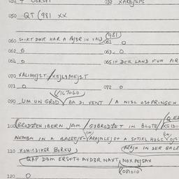 Eastern questionnaire, answ...