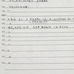 Eastern questionnaire, answ...
