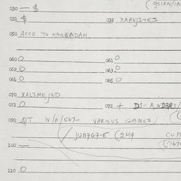 Eastern questionnaire, answ...