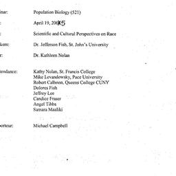 Minutes, 2005-04-19. Popula...