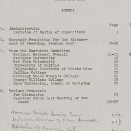 Board Meeting, 3/16/1939