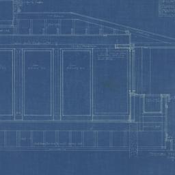 Section through living room