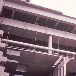 Exterior view, detail of du...