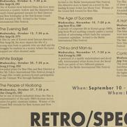 Retrospective: 20th century...
