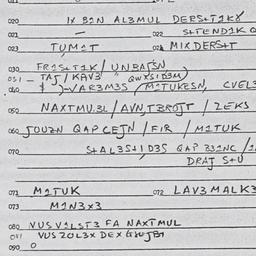 Eastern questionnaire, answ...