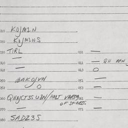Eastern questionnaire, answ...
