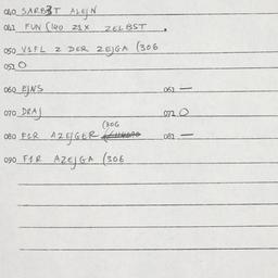 Eastern questionnaire, answ...