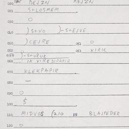 Eastern questionnaire, answ...