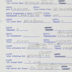 Western questionnaire, answ...