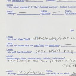 Western questionnaire, answ...