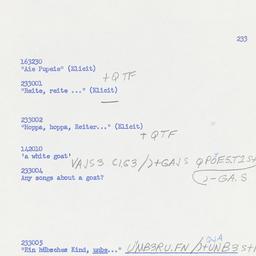 Western questionnaire, answ...
