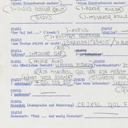 Western questionnaire, answ...