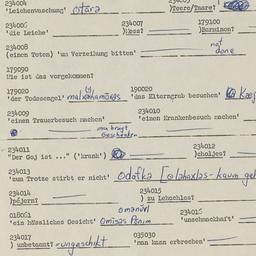 Western questionnaire, answ...