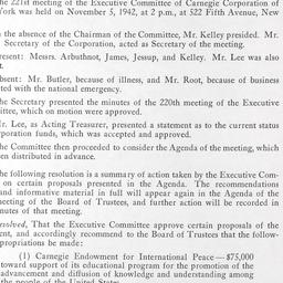 Executive Committee Meeting