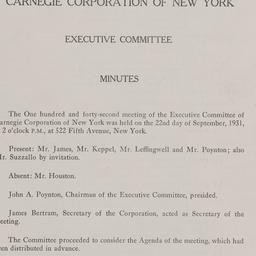 Executive Committee Meeting...