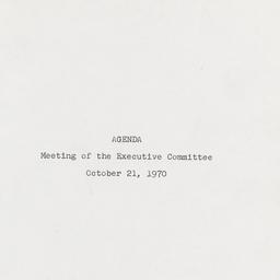 Executive Committee Meeting