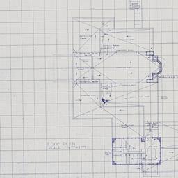 Working drawing #3: Roof plan