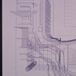 Aerial perspective drawing.