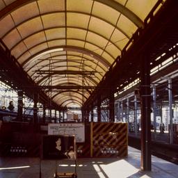 Train platform.