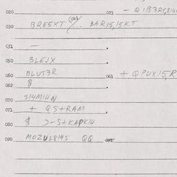 Eastern questionnaire, answ...
