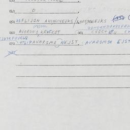 Eastern questionnaire, answ...