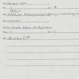 Eastern questionnaire, answ...