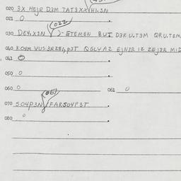 Eastern questionnaire, answ...