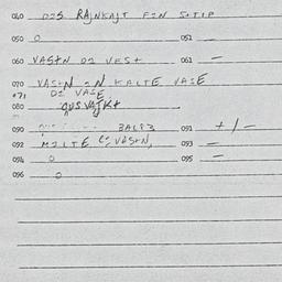 Eastern questionnaire, answ...