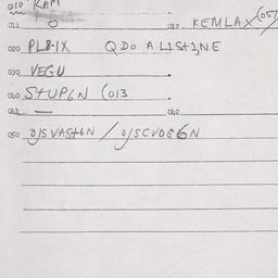 Eastern questionnaire, answ...