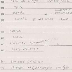 Eastern questionnaire, answ...